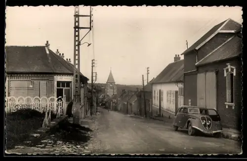 AK Bray-sur-Somme, Rue de Corbie