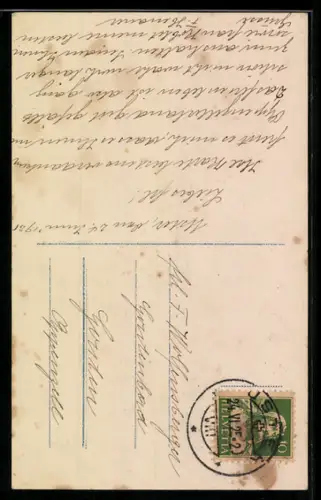 AK Geschlossene und offene Rosen