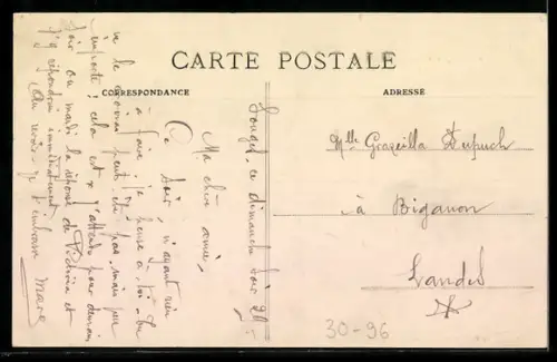 AK Souges /Gironde, L`eau potable amencé par réservoir automobile