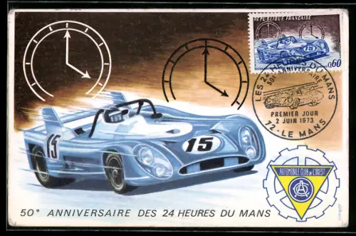AK Le Mans, 50. Anniversaire des 24 heures du Mans, Autorennen