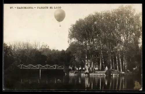 AK Barcelona, Parque, el lago, Ballon