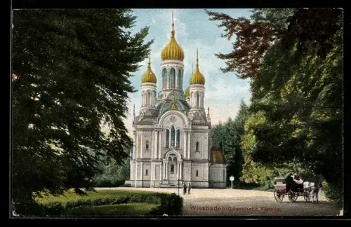 AK Wiesbaden, Griechische Kapelle