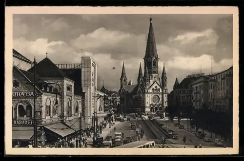 AK Berlin-Charlottenburg, Kaiser Wilhelm Gedächtniskirche