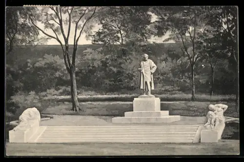 AK Heidelberg, Bunsen-Denkmal von Prof. H. Volz