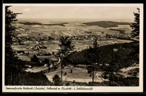 AK Neukirch /Lausitz, Valtental mit Elisabeth- u. Bethlehemstift