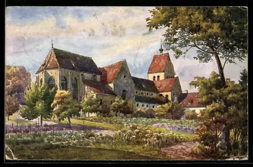 AK Reichenau /Bodensee, Das Münster