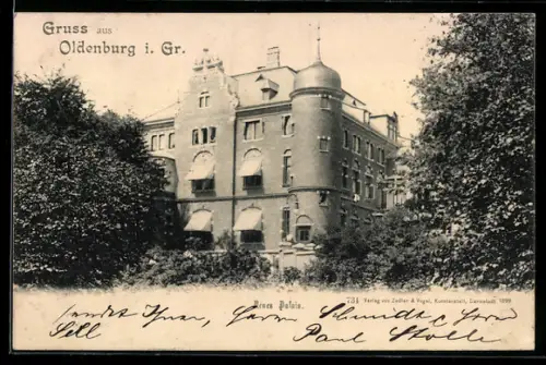 AK Oldenburg i. Gr., Neues Palais