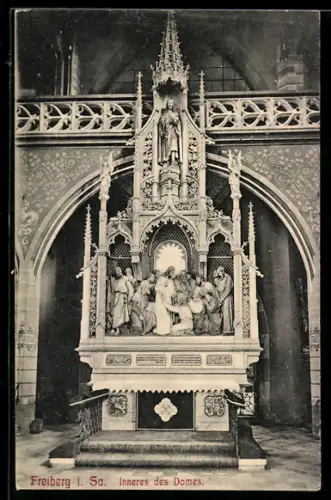 AK Freiberg i. Sa., Inneres des Domes