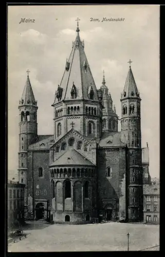 AK Mainz, Dom, Nordansicht