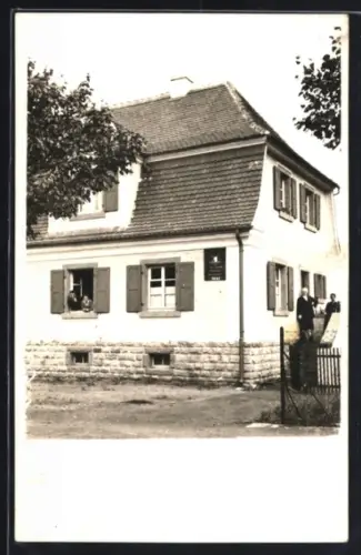 Foto-AK Neustadt a. d. H., Steuer- und Gemeindeeinnehmerei in der Aussenansicht