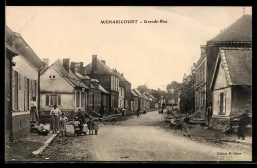 AK Méharicourt, Grande-Rue