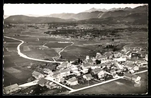 AK Vassieux-en-Vergors /Drôme, Vue générale et Chaine de Veymont