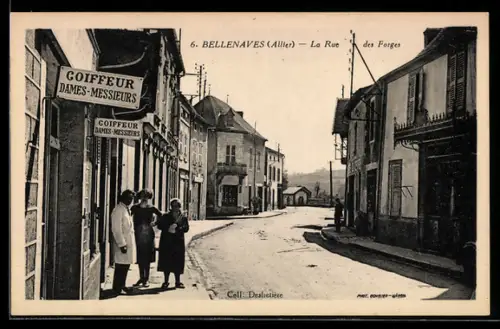 AK Bellenaves /Allier, La Rue des Forges