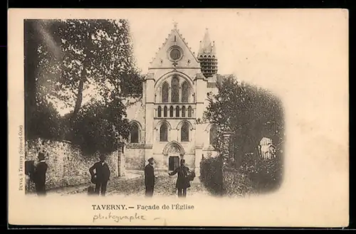AK Taverny, Facade de l`Église
