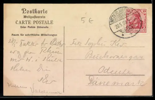 AK Rheindampfer am Loreleyfelsen