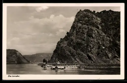 AK Die Lorelei, Rhein