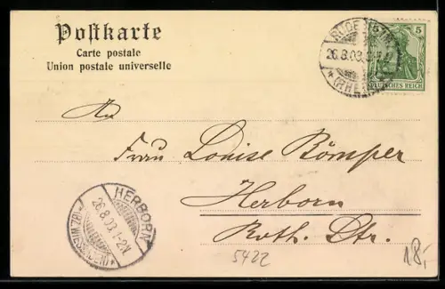 AK Loreleyfelsen im Mondschein