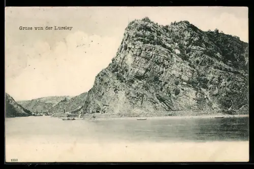 AK Schiffe und Boote vor der Loreley