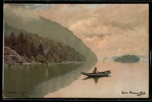 Künstler-AK Kristianiafjorden, Fra Kristianiafjorden