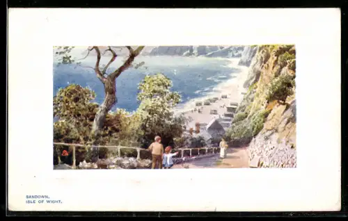 Künstler-AK Sandown, Panoramic View