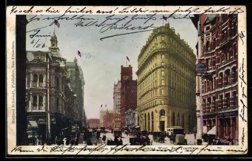 AK San Francisco, CA, Market Street from Second Street
