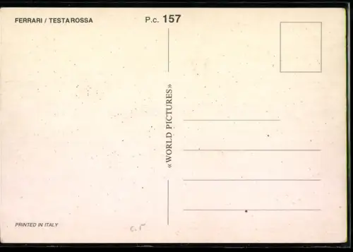AK Auto /Sportwagen Ferrari Testarossa