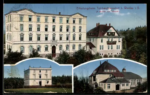 AK Teichwolframsdorf b. Werdau, Erholungsheim