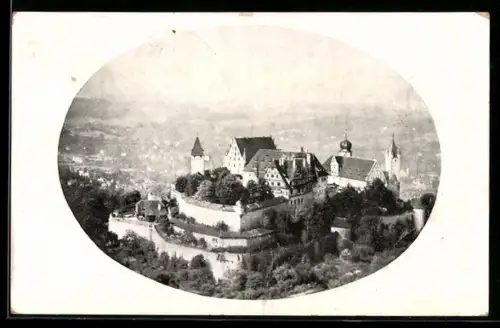 AK Coburg, Gesamtansicht der Feste Coburg