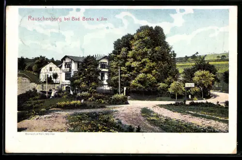 AK Bad Berka, Gasthaus Rauschenburg