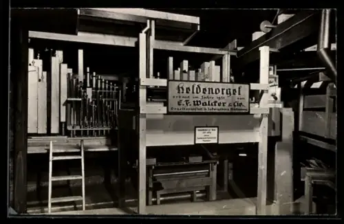 Foto-AK Kufstein i. Tirol, Heldenorgel von der Orgelbauanstalt E. F. Walter & Cie. Ludwigsburg