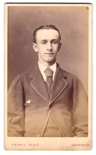 Fotografie A. Dinnie, Aberdeen, Langstane Place 3, Porträt von Herrn Dutchie
