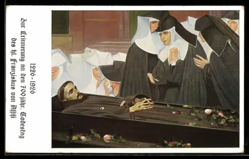 AK 700-jähriger Todestag des hl. Franziskus von Assisi 1926