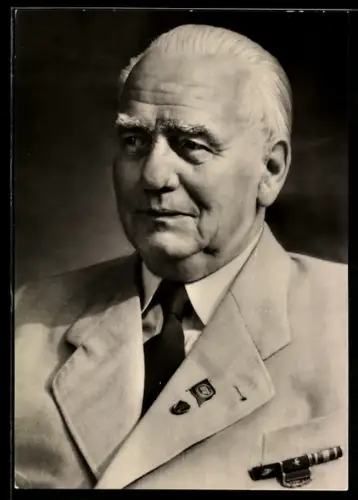 AK Bildnis des Ministerpräsidenten der DDR Wilhelm Pieck