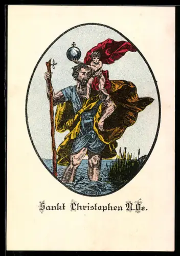 AK Sankt Christophen, Auto-Weihe 1936