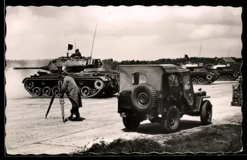 AK Panzer M 47 beim Übungsschiessen, Unsere Bundeswehr