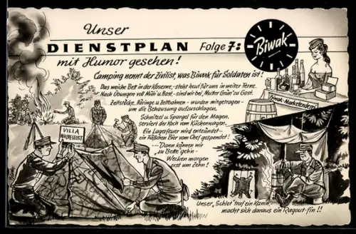 AK Unser Dienstplan, Folge 7: Soldaten im Biwak, Bundeswehr