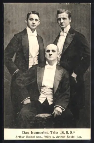 AK Das humoristische Trio S.S.S., Komiker