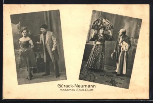 AK Gürack-Neumann, modernes Spiel-Duett, Spielszenen