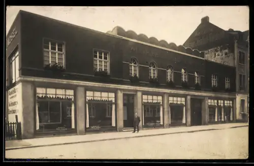 Foto-AK Dortmund, Westfälische Möbel-Industrie, Mühlenstrasse 6, 1928