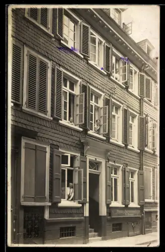 Foto-AK Elberfeld, Pianolager von Friedrich Boger in der Luisenstrasse 42