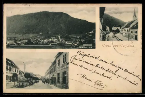 AK Gonobitz, Handlung Oskar Urban, Bergansicht
