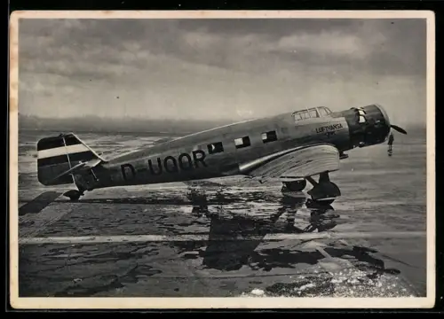 AK Ganzmetall-Kabinen-Flugzeug Junkers-Ju 160, Karte Nr. 44