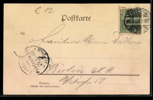 AK Paul Mündner aus Berlin auf seinem Rennrad, Radsport