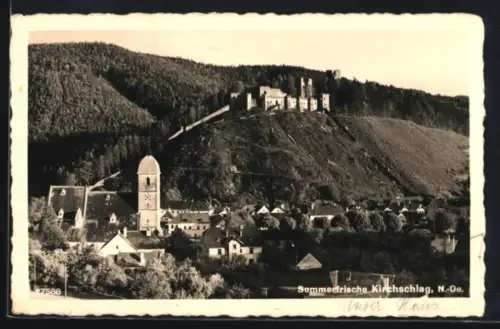 AK Kirchschlag /N.-Ö., Blick in den Ort