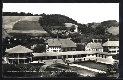 AK Kirchschlag i. d. buckligen Welt, Blick ins Strandbad