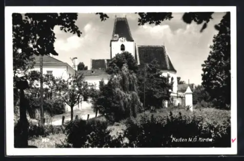 AK Kasten /N.Ö., Blick zur Kirche