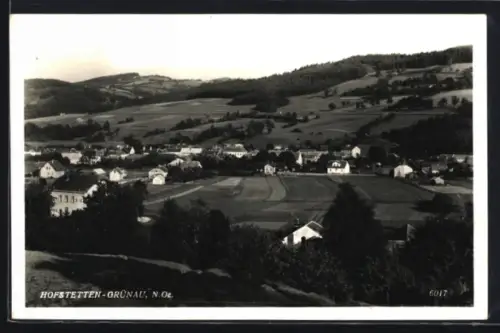 AK Hofstetten-Grünau /N.-Ö., Blick in den Ort