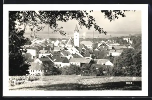 AK Perg /O. Ö., Panorama mit Kirche