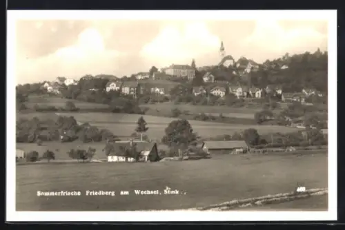 AK Friedberg am Wechsel, Blick in den Ort
