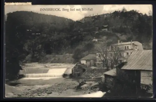 AK Innsbruck, Berg Isel mit Sill-Fall